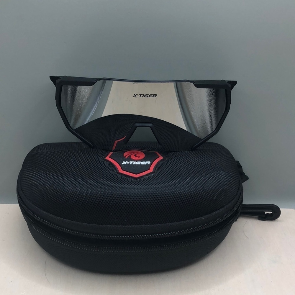 X Tiger Cycling Sports Shield Sunglasses Polarized Outdoor-Unisex, plus extra